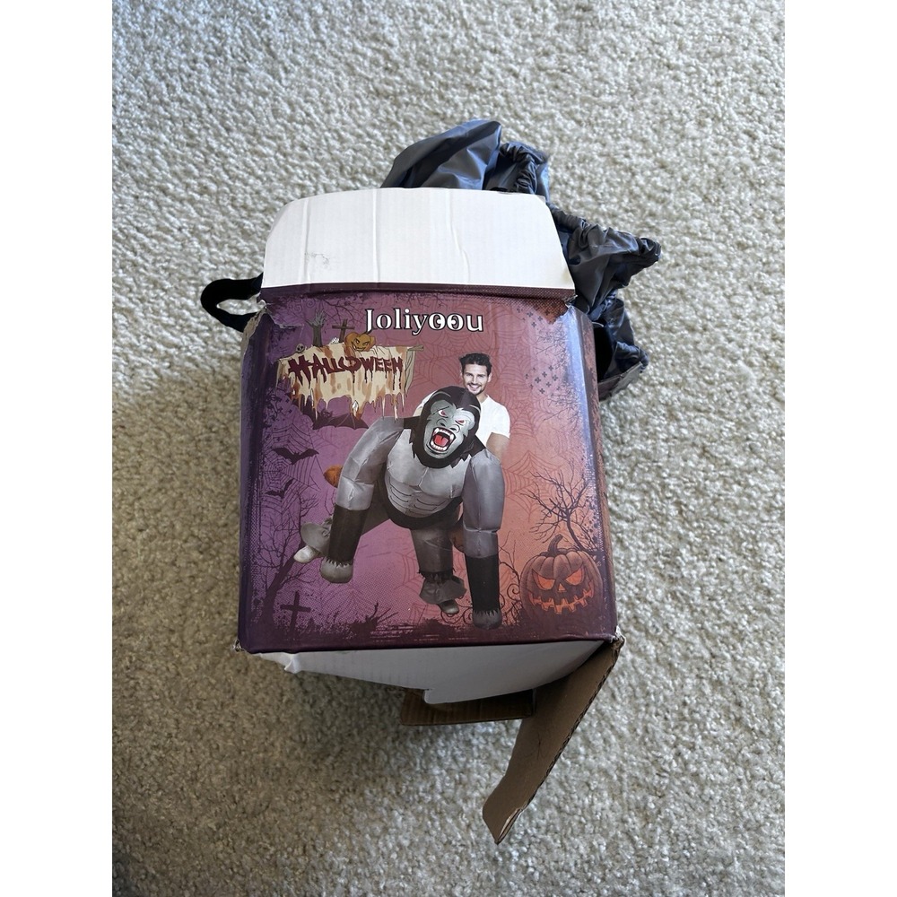 Gorilla Ride In Inflatable Halloween Costume Adult One Size